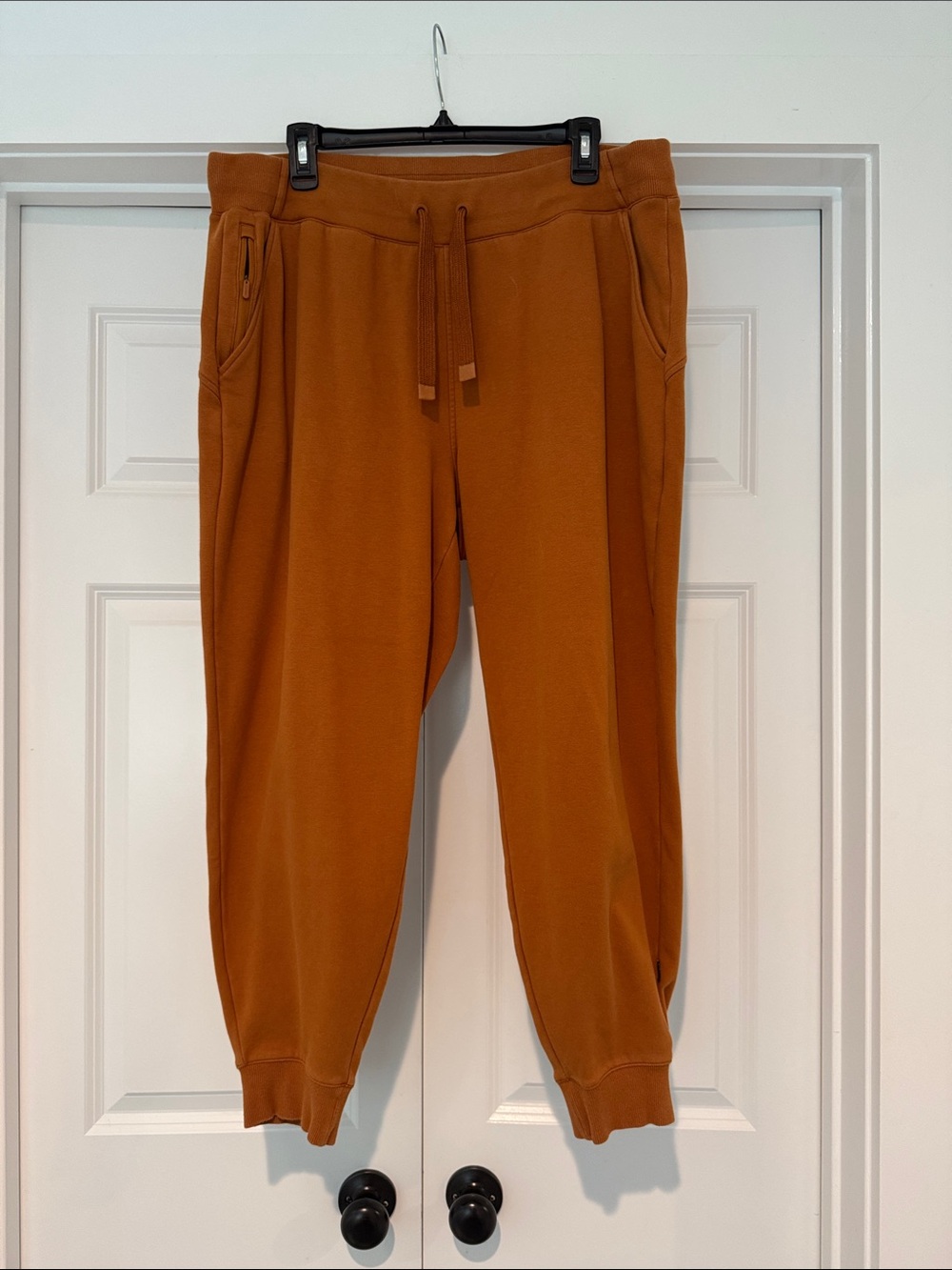 Athleta Burnt Orange Hoodie with Drawcord